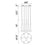 CWI Lighting Andes 16" Multi Pendant, Satin Gold