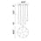 CWI Lighting Andes 20" Multi Pendant, Satin Gold