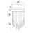 CWI Lighting Andes 38" Multi Pendant, Satin Gold