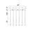 CWI Lighting Andes Chandelier, Satin Gold
