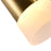 CWI Lighting Andes Down Mini Pendant, Satin Gold