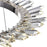 CWI Lighting Arctic Queen 32" Up Chandelier, Polished Nickel