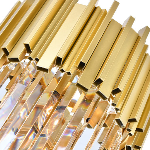 CWI Lighting Deco 4 Light Down Mini Chandelier, Medallion Gold