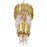 CWI Lighting Deco 4 Light Down Mini Chandelier, Medallion Gold