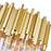 CWI Lighting Deco 4 Light Down Chandelier, Medallion Gold
