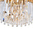 CWI Lighting Deco 4 Light Down Chandelier, Medallion Gold