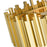 CWI Lighting Deco 7 Light Down Chandelier, Medallion Gold