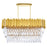 CWI Lighting Deco 9 Light Chandelier, Medallion Gold