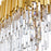 CWI Lighting Deco 9 Light Chandelier, Medallion Gold