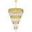 CWI Lighting Deco 34 Light Down Chandelier, Medallion Gold - 1112P40-34-169