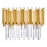 CWI Lighting Deco 3 Light Vanity Light, Medallion Gold - 1112W17-3-169