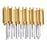 CWI Lighting Deco 3 Light Vanity Light, Medallion Gold