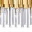 CWI Lighting Deco 3 Light Vanity Light, Medallion Gold