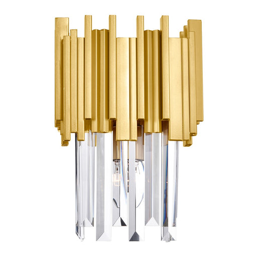 CWI Lighting Deco 1 Light Wall Light, Medallion Gold