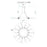 CWI Lighting Collar 21 Light Chandelier, Satin Gold/Clear