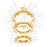 CWI Lighting Collar 63 Light Chandelier, Satin Gold/Clear