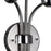 CWI Lighting Element 1 Light Wall Light, Polished Nickel/Frosted