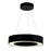 CWI Lighting Ringer Chandelier, Black - 1131P12-101