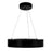 CWI Lighting Ringer Chandelier, Black