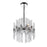 CWI Miroir 6 Light Mini Chandelier, Polished Nickel/Clear - 1137P10-3-613