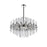 CWI Miroir 10 Light Chandelier, Polished Nickel/Clear - 1137P26-10-613