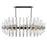 CWI Lighting Miroir 16 Light Chandelier, Polished Nickel/Clear