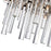 CWI Lighting Miroir 16 Light Chandelier, Polished Nickel/Clear