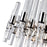 CWI Lighting Miroir 16 Light Chandelier, Polished Nickel/Clear