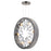 CWI Lighting Spiked 6 Light Chandelier, Polished Nickel