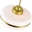 CWI Lighting Elementary 1-Lt Down 12" Pendant, Pearl Gold/White
