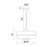 CWI Lighting Elementary 1-Lt Down 16" Pendant, Pearl Gold/White