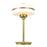 CWI Lighting Elementary 1 Light Table Lamp, Pearl Gold/White