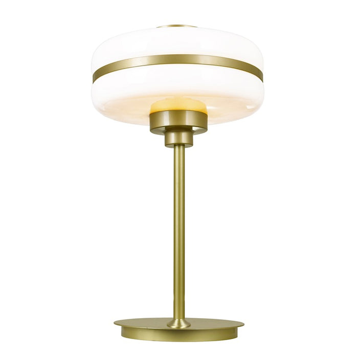 CWI Lighting Elementary 1 Light Table Lamp, Pearl Gold/White