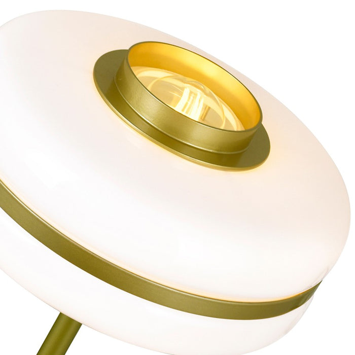CWI Lighting Elementary 1 Light Table Lamp, Pearl Gold/White