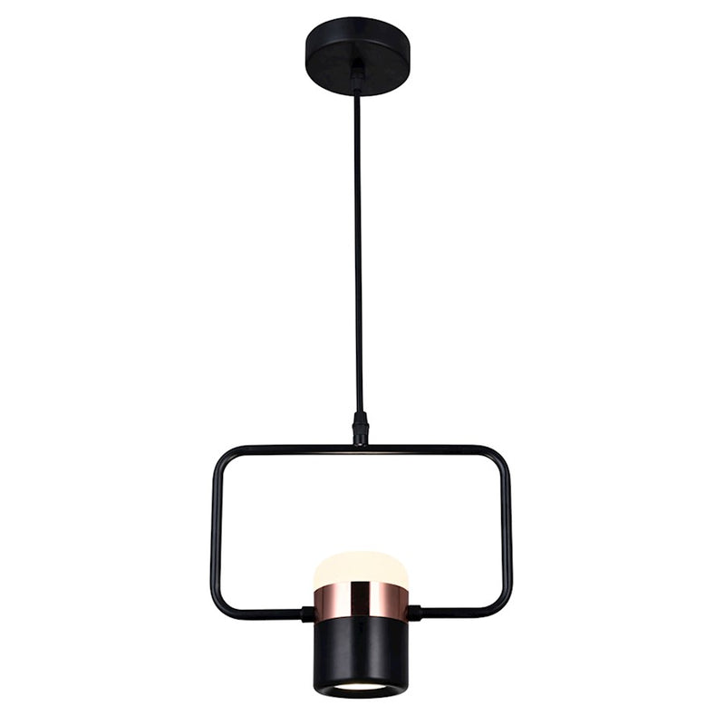 CWI Lighting Moxie 10" Down Mini Pendant, Black