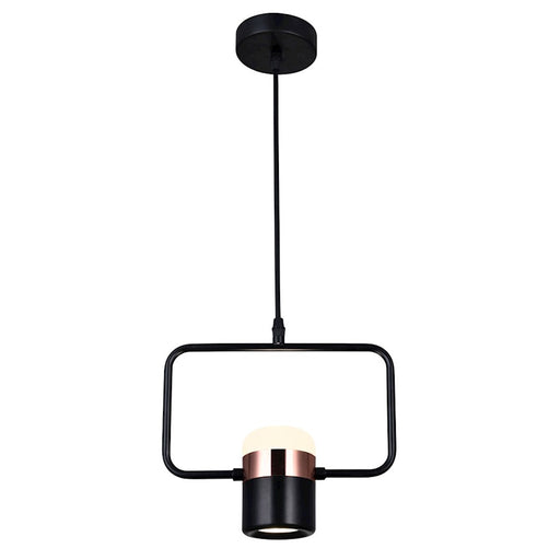 CWI Lighting Moxie 10" Down Mini Pendant, Black - 1147P10-1-101