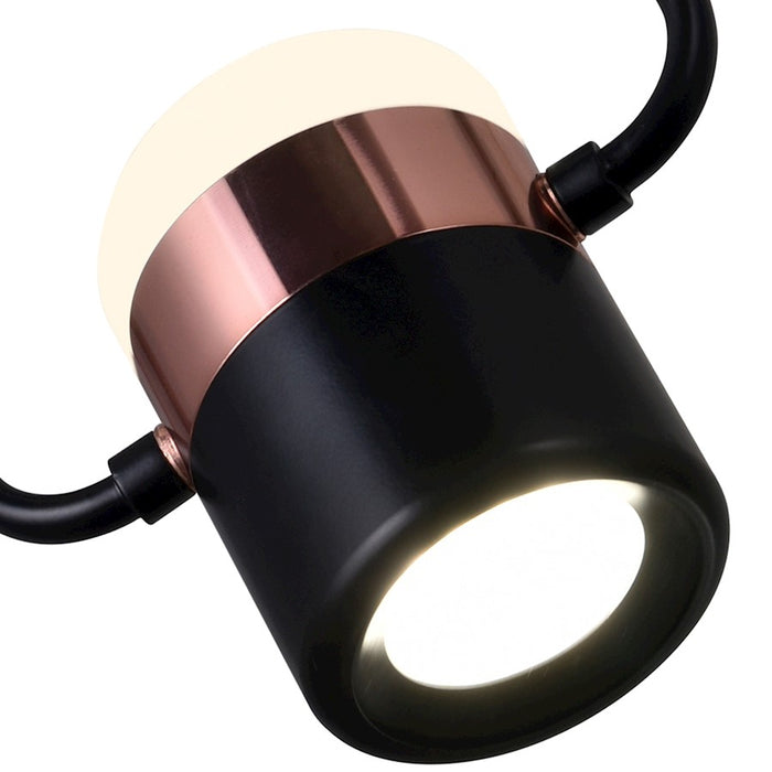 CWI Lighting Moxie 10" Down Mini Pendant, Black