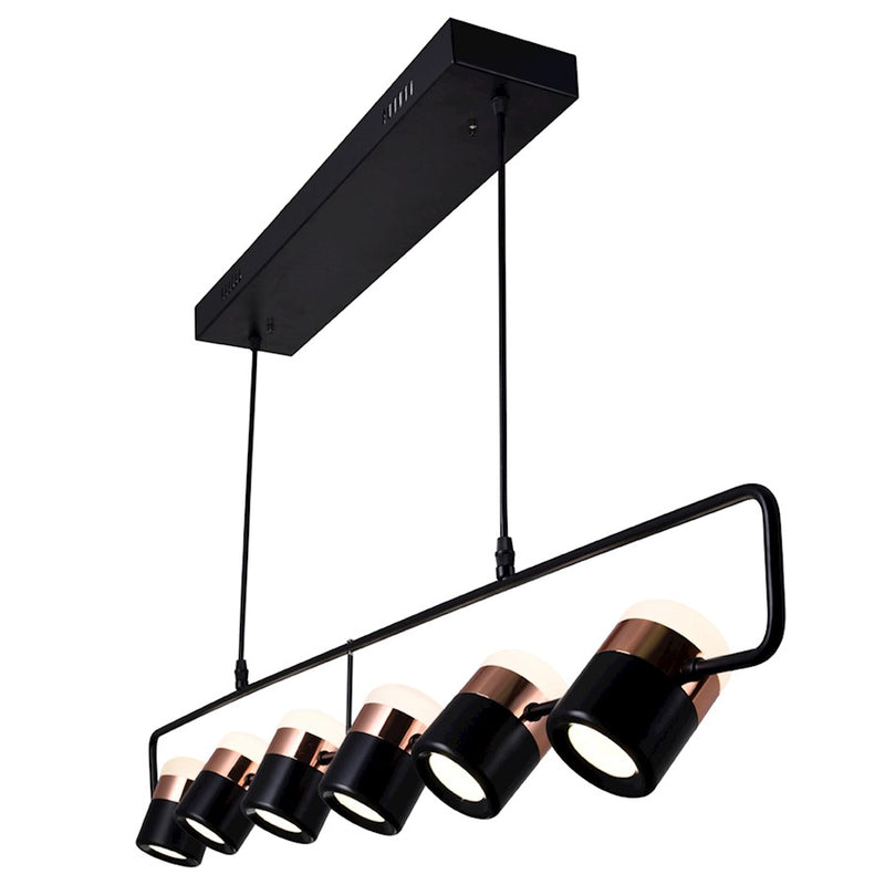 CWI Lighting Moxie 45" Chandelier, Black