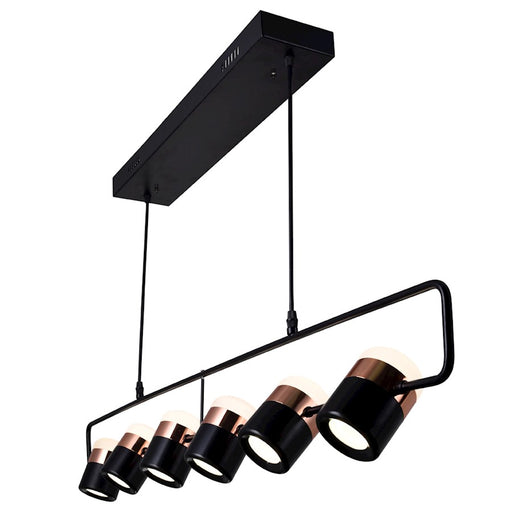 CWI Lighting Moxie 45" Chandelier, Black