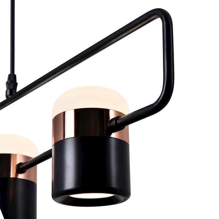 CWI Lighting Moxie 45" Chandelier, Black
