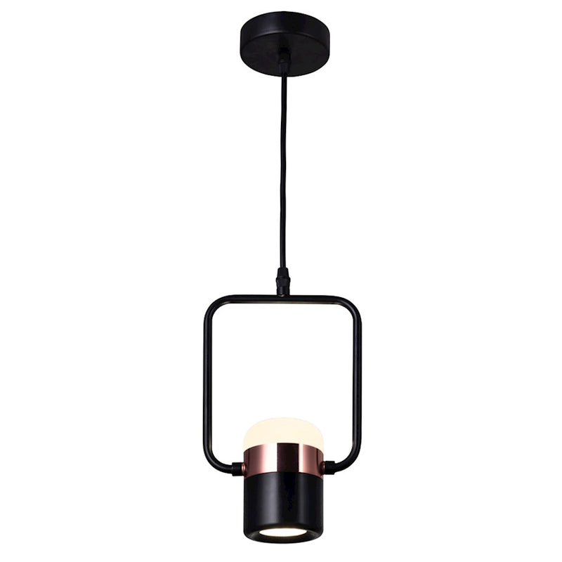 CWI Lighting Moxie 6" Down Mini Pendant, Black