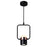 CWI Lighting Moxie 6" Down Mini Pendant, Black - 1147P6-1-101