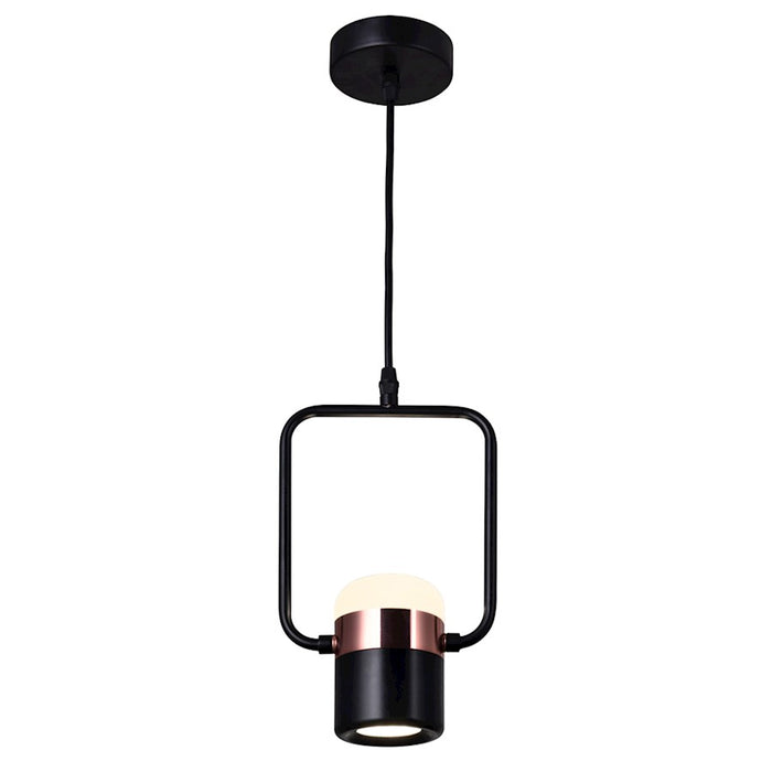 CWI Lighting Moxie 6" Down Mini Pendant, Black - 1147P6-1-101