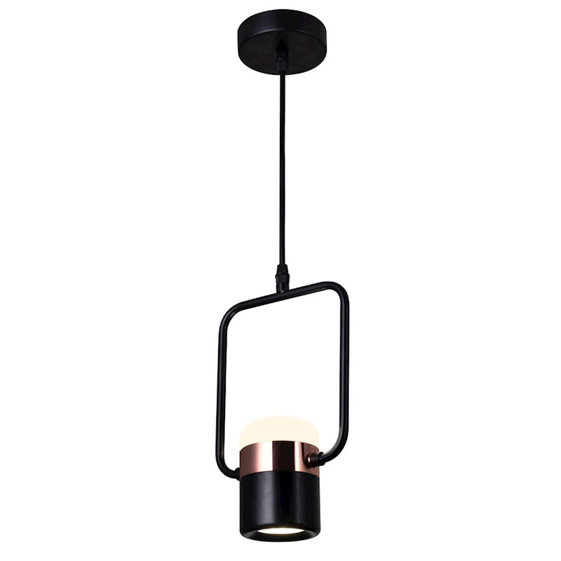CWI Lighting Moxie 6" Down Mini Pendant, Black