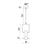 CWI Lighting Moxie 6" Down Mini Pendant, Black