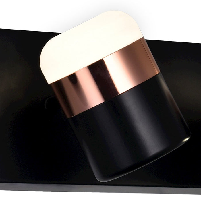 CWI Lighting Moxie Vanity Light, Black