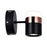 CWI Lighting Moxie Wall Light, Black