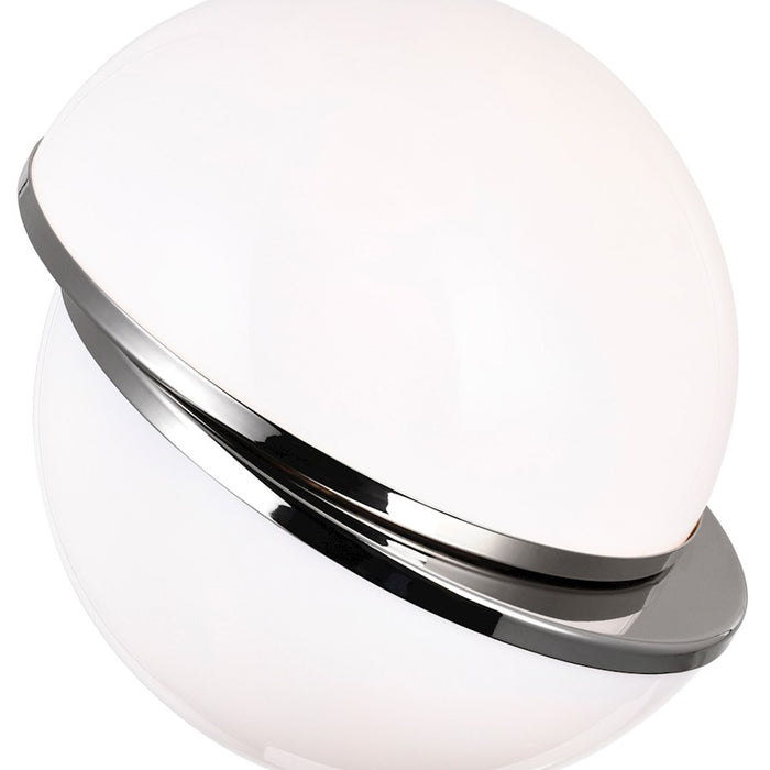 CWI Lighting Gemini 1 Light Mini Pendant, Polished Nickel