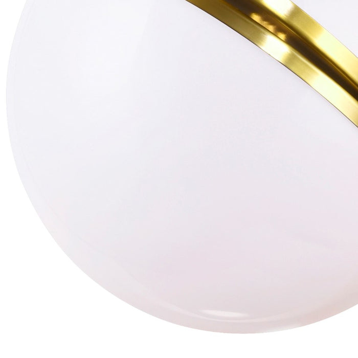 CWI Lighting Gemini 1 Light Mini Pendant, Brass