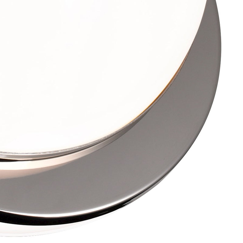 CWI Lighting Gemini 1 Light Pendant, Polished Nickel
